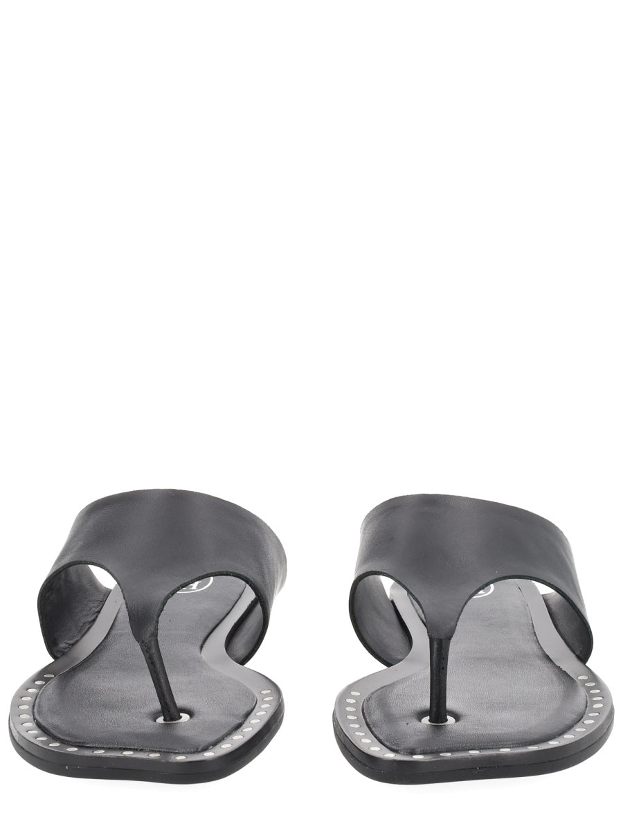 Sandal Genius Black Leather