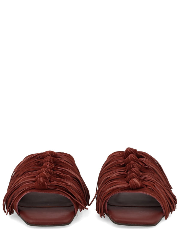 Mule Brigitte Brown Leather