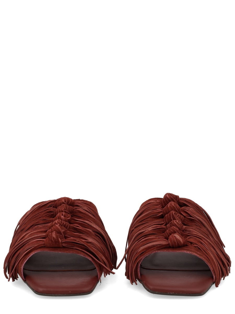 Mule Brigitte Brown Leather