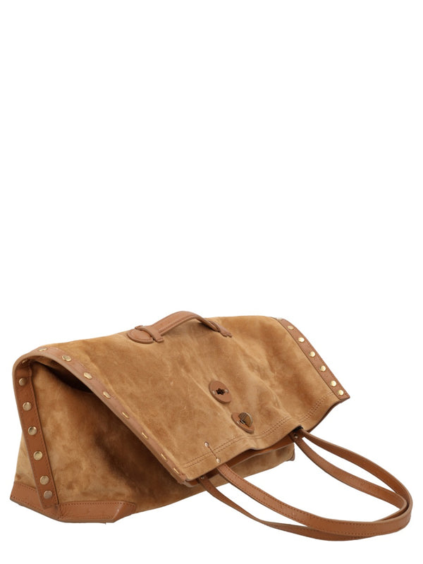 Handbag A Spasso Buff Lamb Leather Handbags