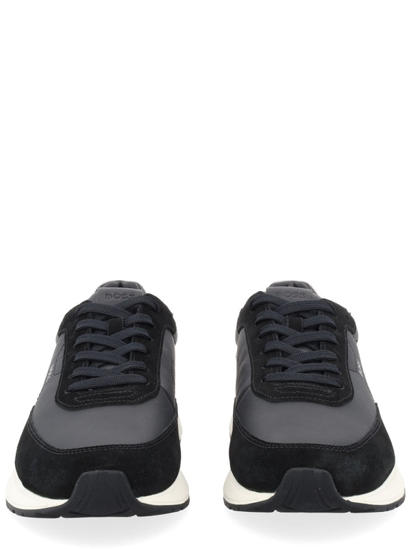 Sneakers Vinston Black Leather Trainers