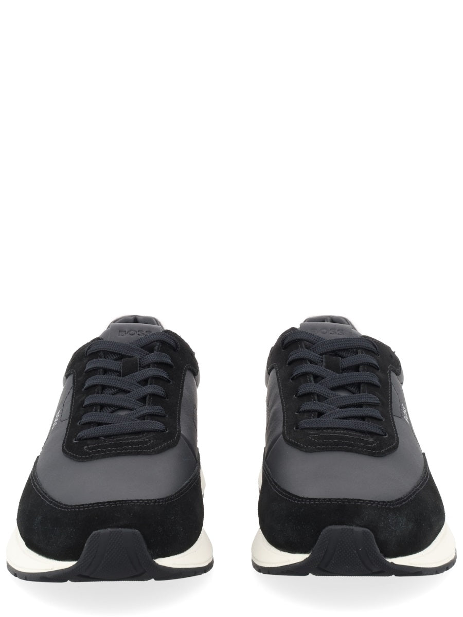 Sneakers Vinston Black Leather Trainers