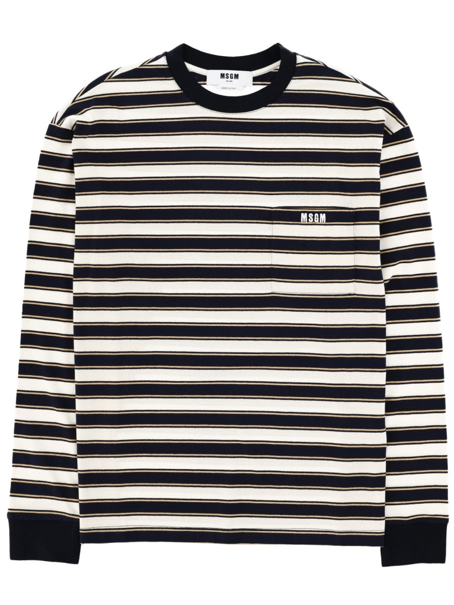T-Shirt With Logo Multicolour Cotton T-shirts