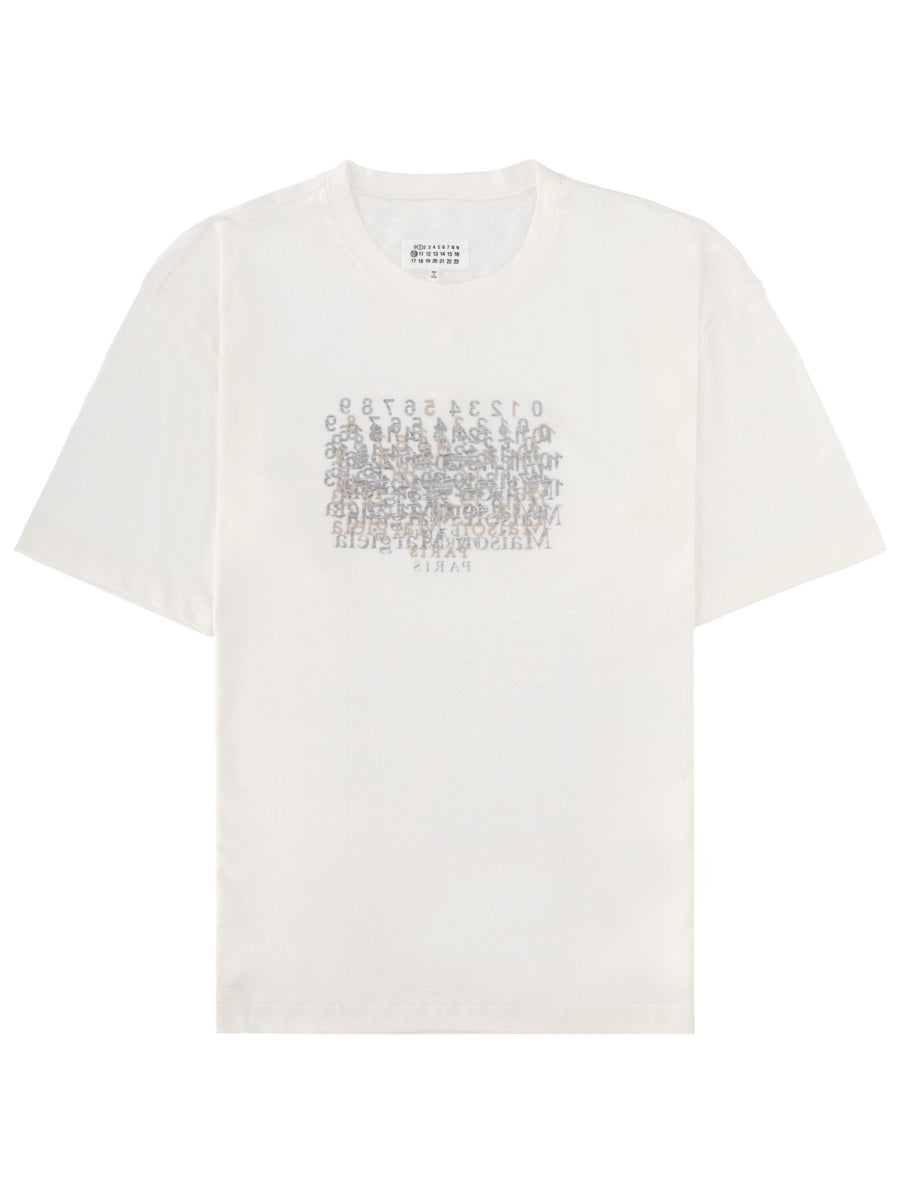 Printed T-Shirt White Cotton T-shirts
