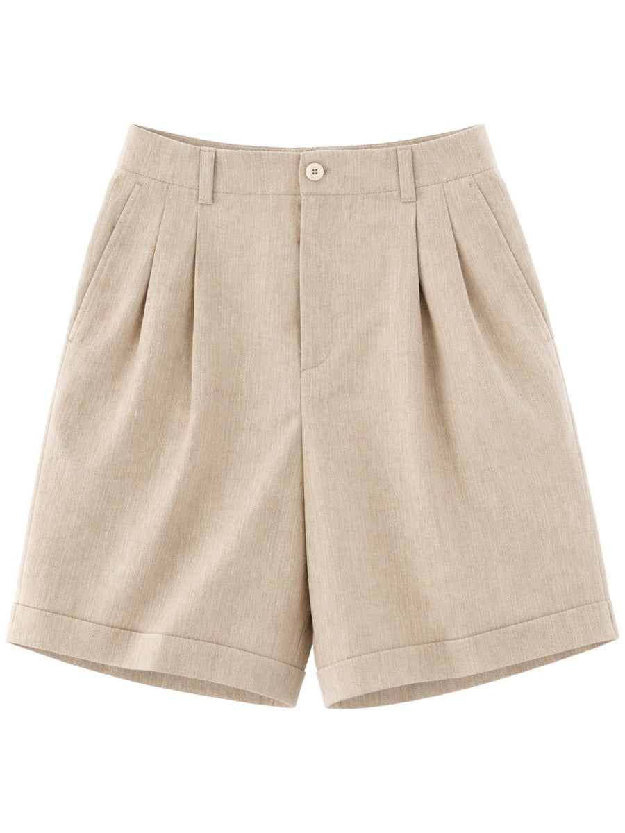Shorts Pastro Beige Cotton