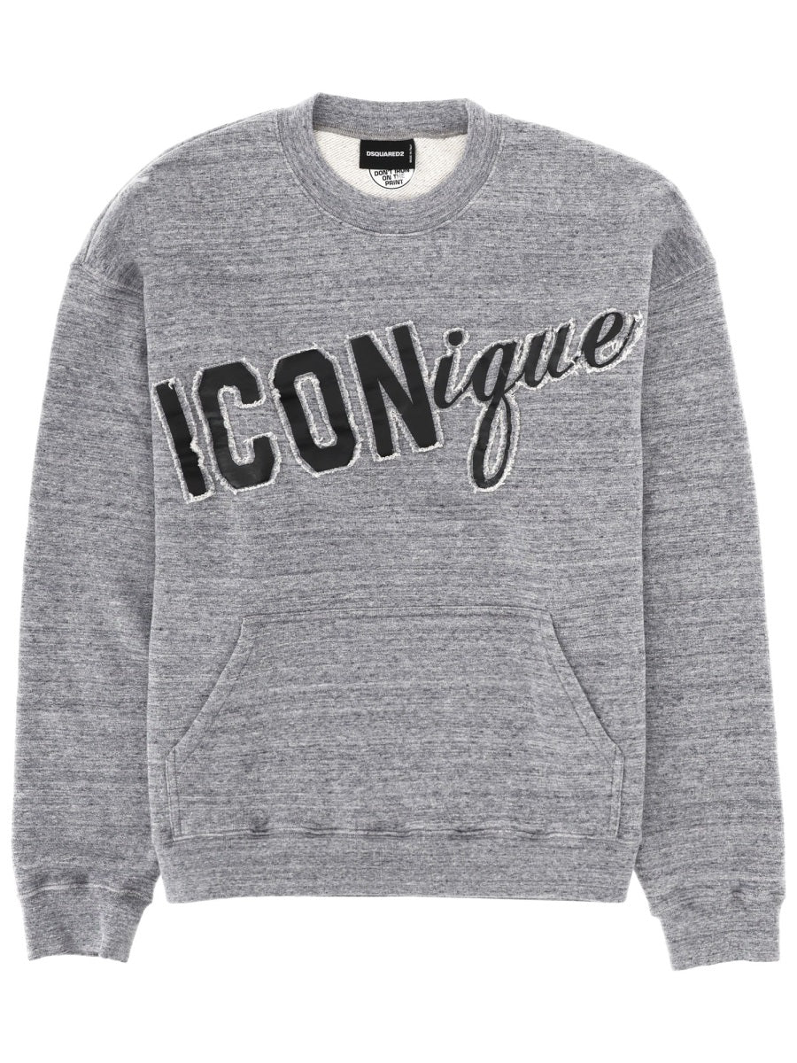 Sweatshirt Iconique Grey Cotton Sweatshirts