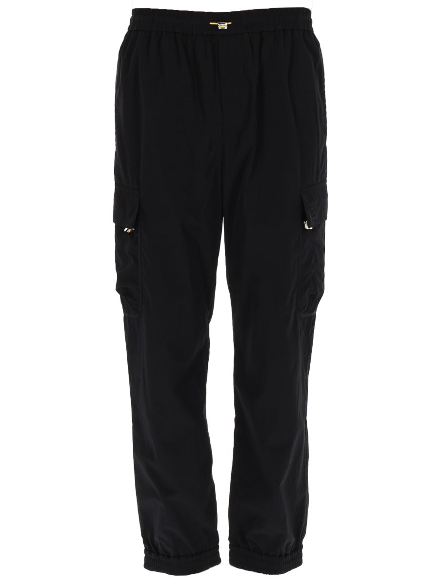 Trousers Black Technical Fabric Polyamide