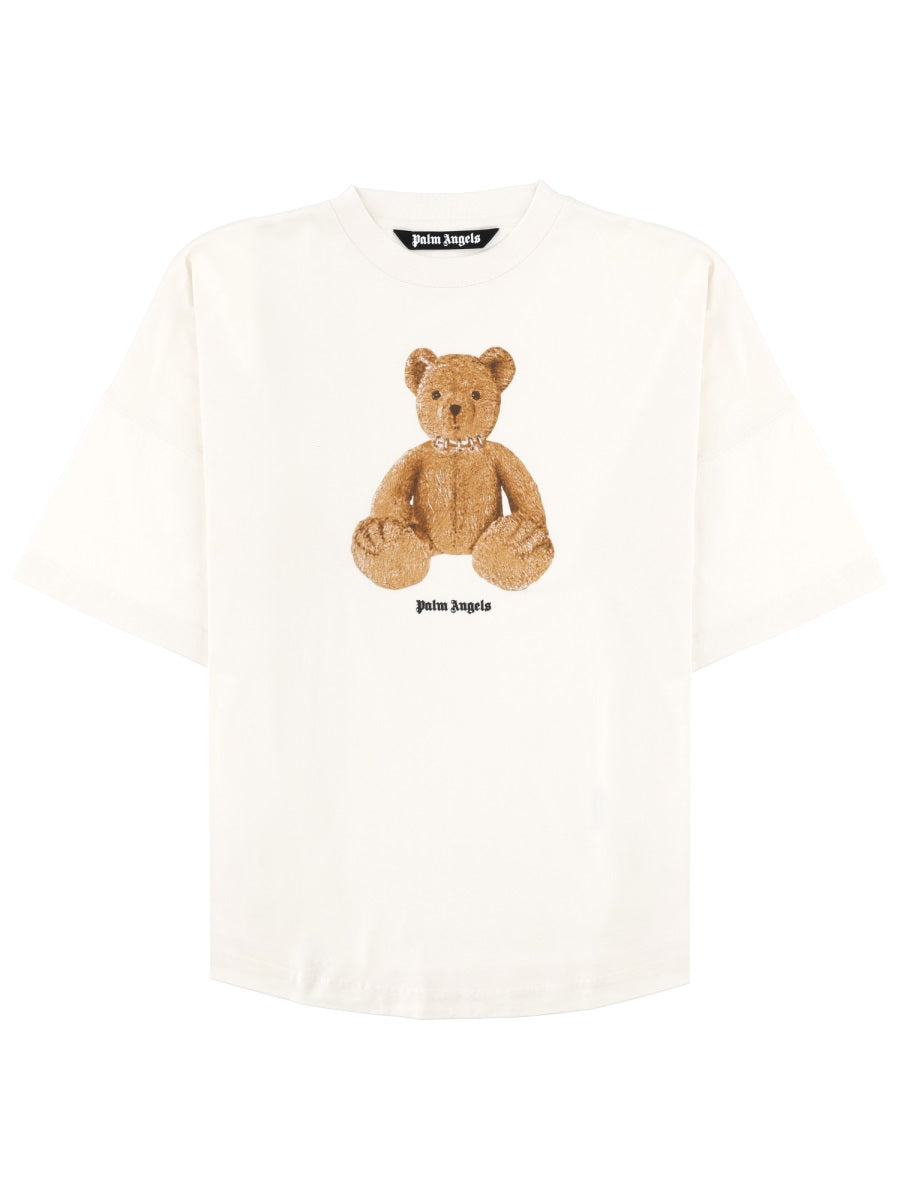 T-Shirt With Logo White Cotton T-shirts
