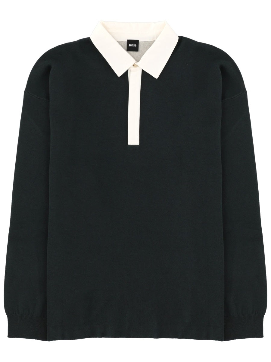 Polo Shirt H-Cenito Green Cotton