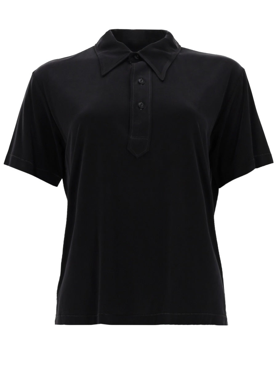 Polo Shirt Cupro Black