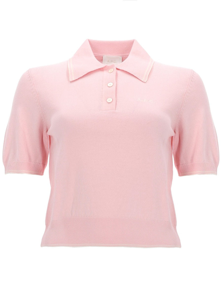 Polo Shirt Lisa Pink Cotton