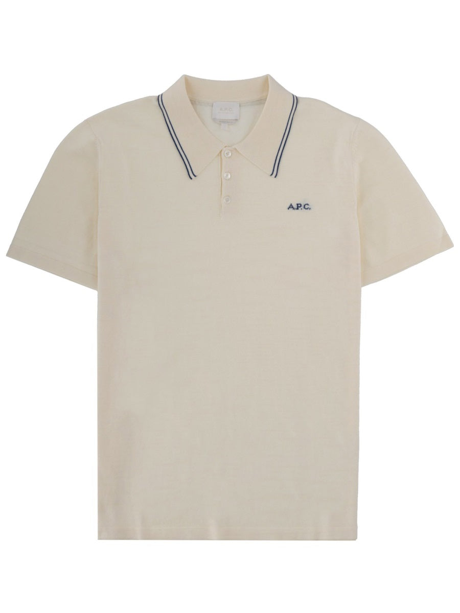 Polo Shirt Alex Beige Cotton
