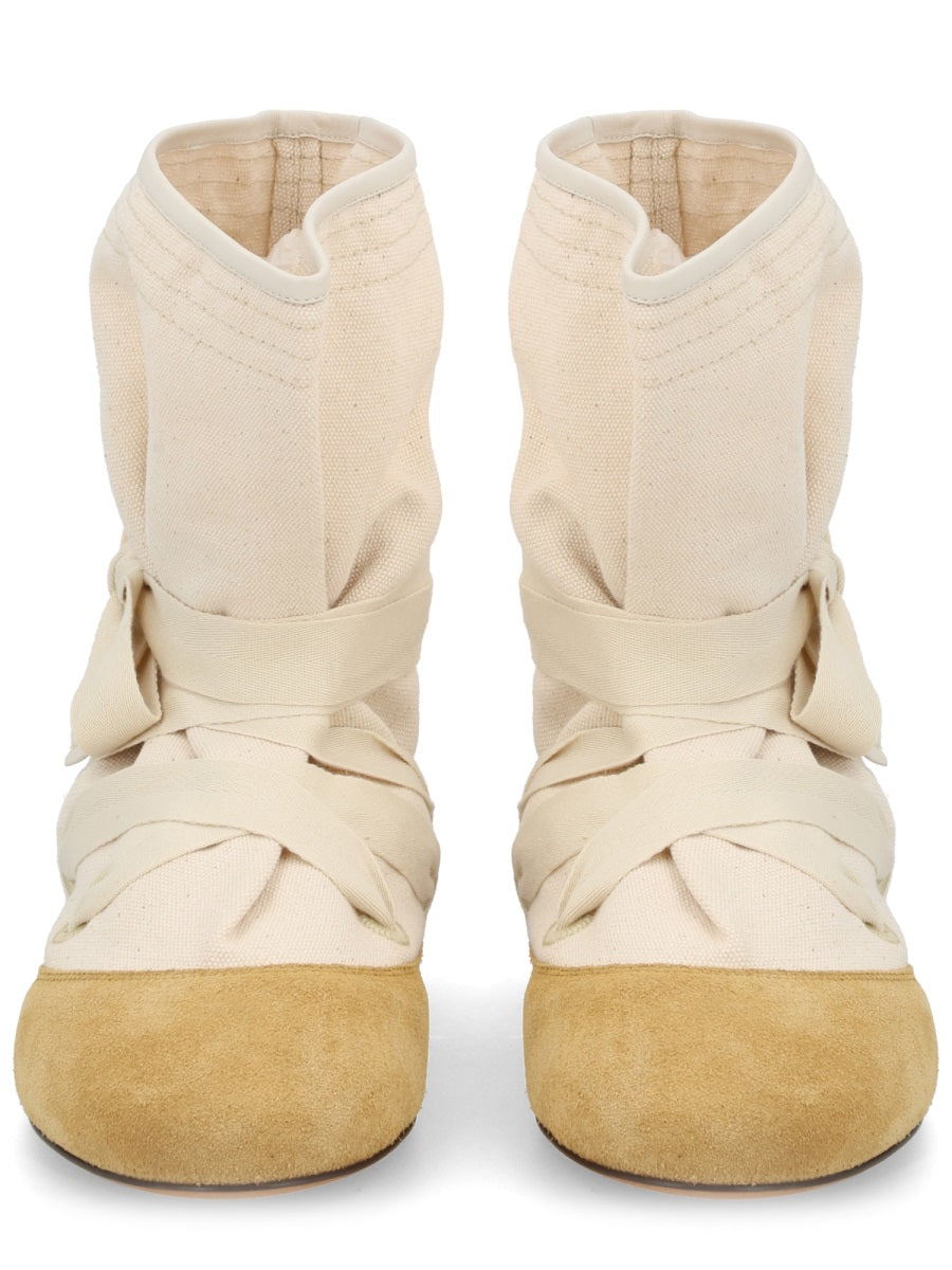 Boots Letiz Ivory Cotton