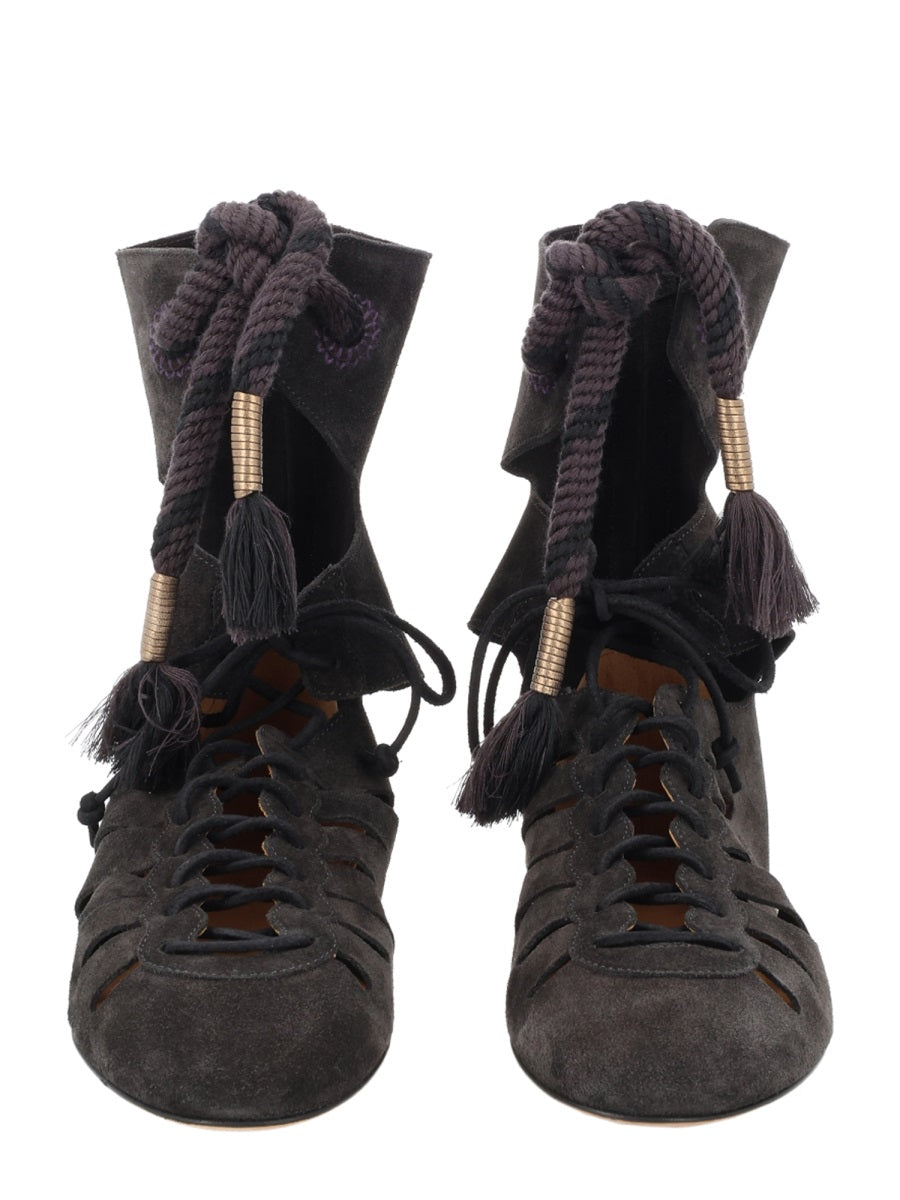 Boots Liade Black Calf Leather