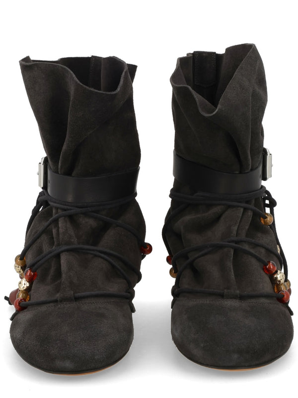 Boots Letiz Black Leather Calf