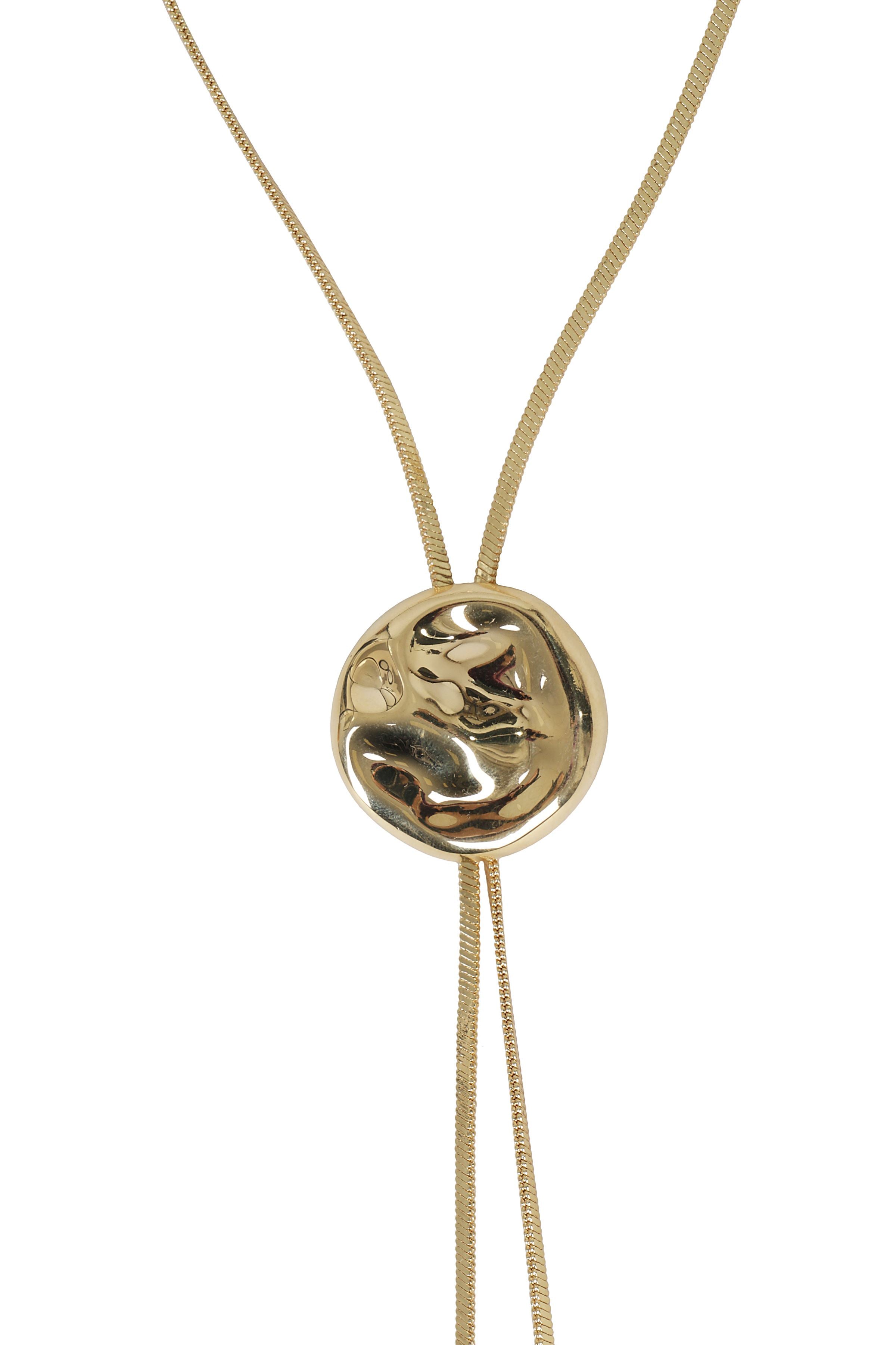 Lace Mindy Metallic Ottone Collana