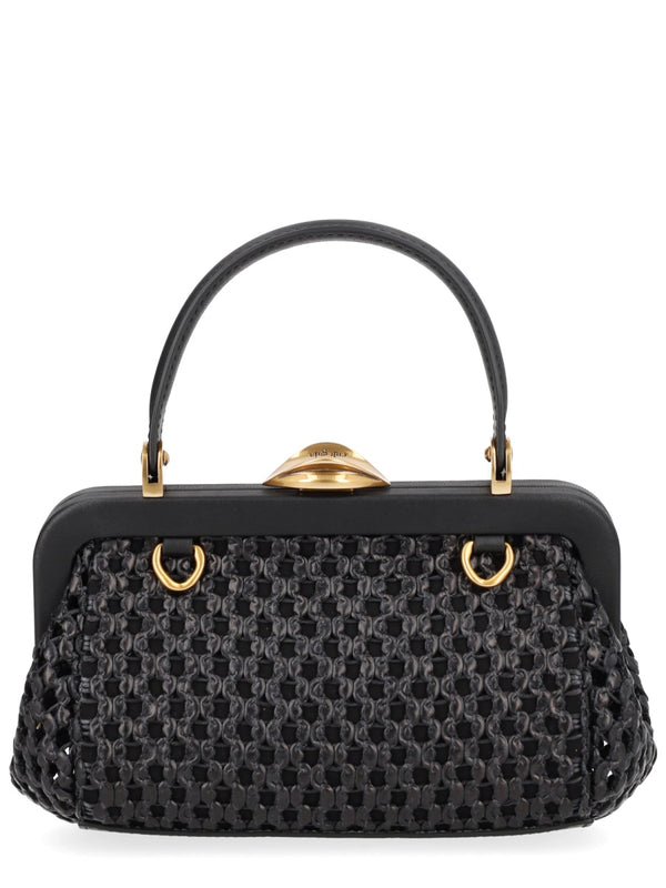 Shoulder Bag Zuma Mini Black Cotton Rayon