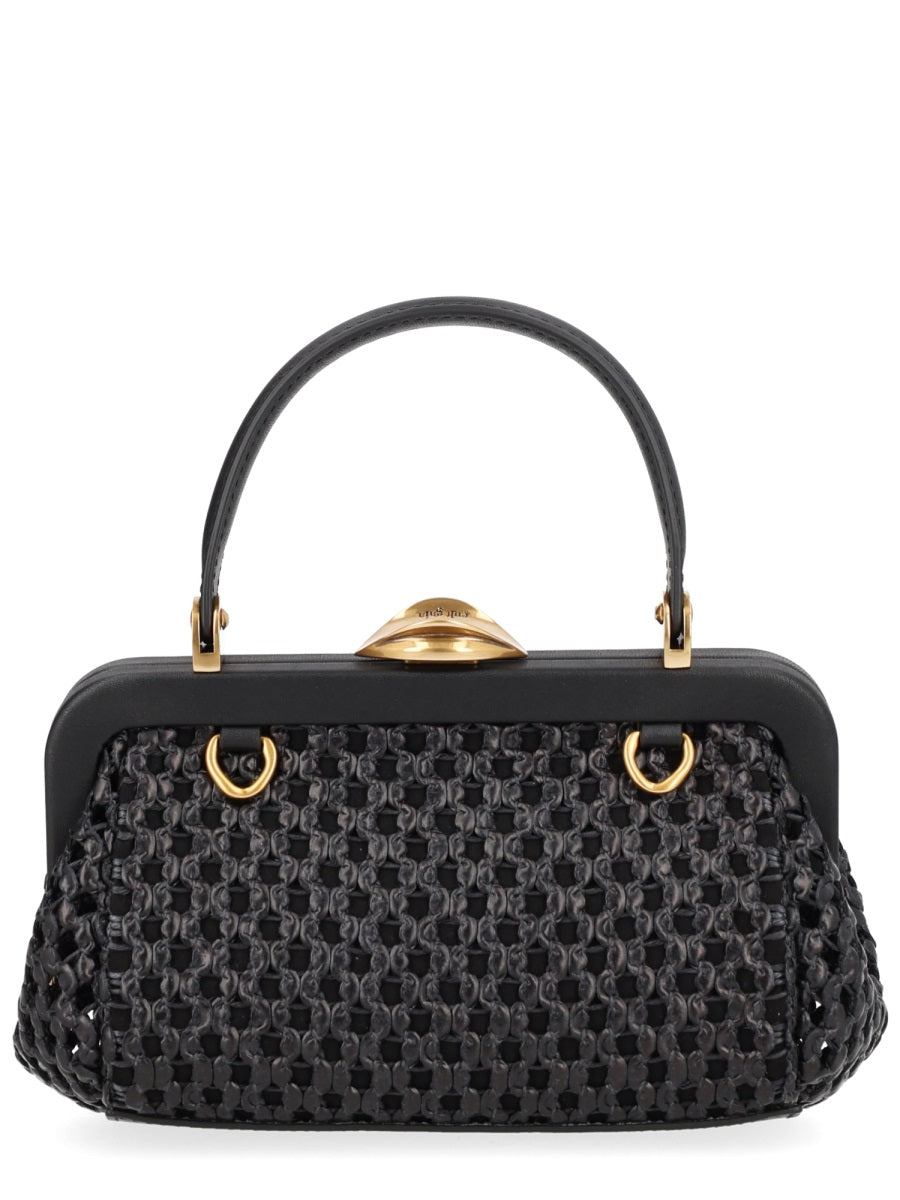 Shoulder Bag Zuma Mini Black Cotton Rayon