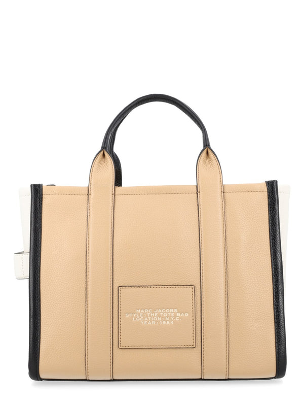 Tote Bag Beige Leather Cow Handbags