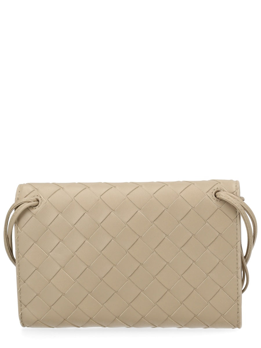Pochette Andiamo Beige Leather Lamb Clutch Bags