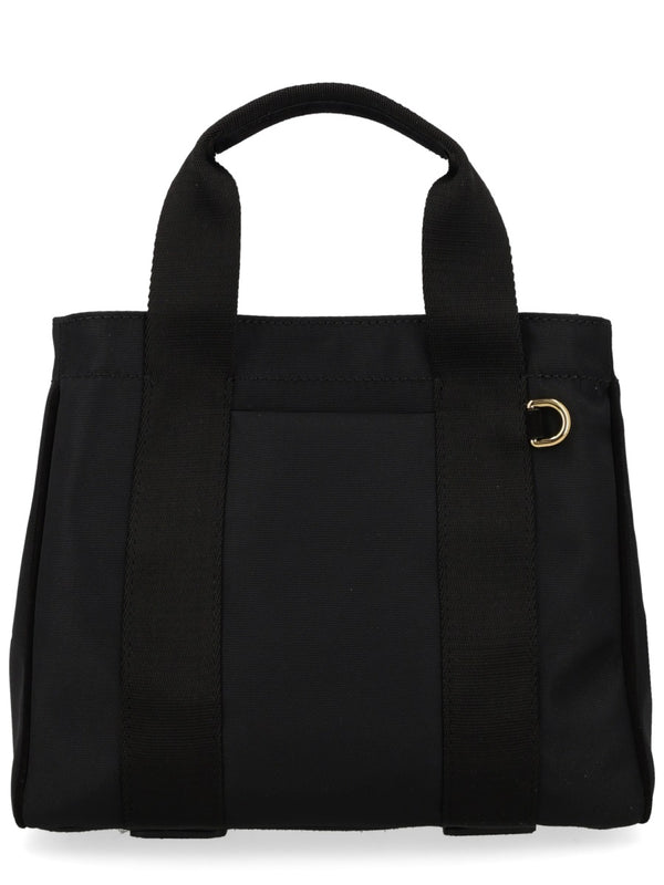 Tote Bag Carry Me Black Polyester Viscose Handbags