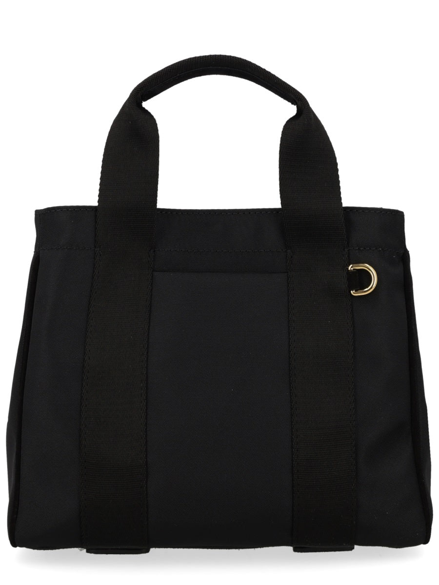 Tote Bag Carry Me Black Polyester Viscose Handbags