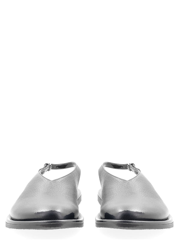 Slingback Sandal Black Deerskin