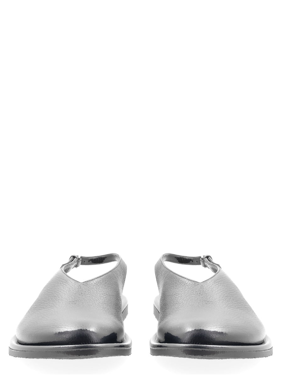 Slingback Sandal Black Deerskin
