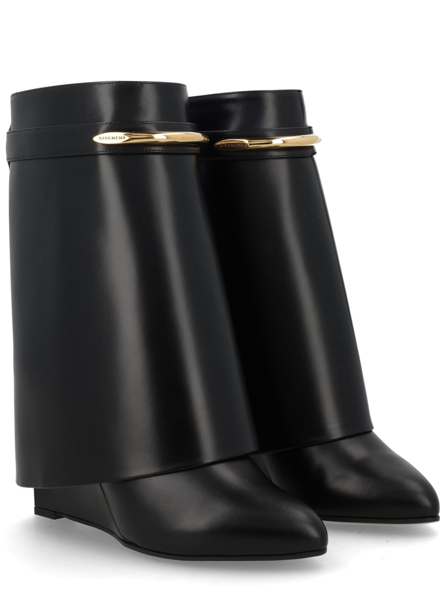 Boots Shark Pinch Black Leather Calf