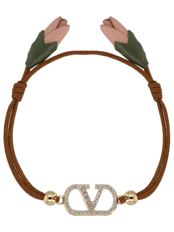 Bracelet Vlogo Signature Brown Polyester Bracelets