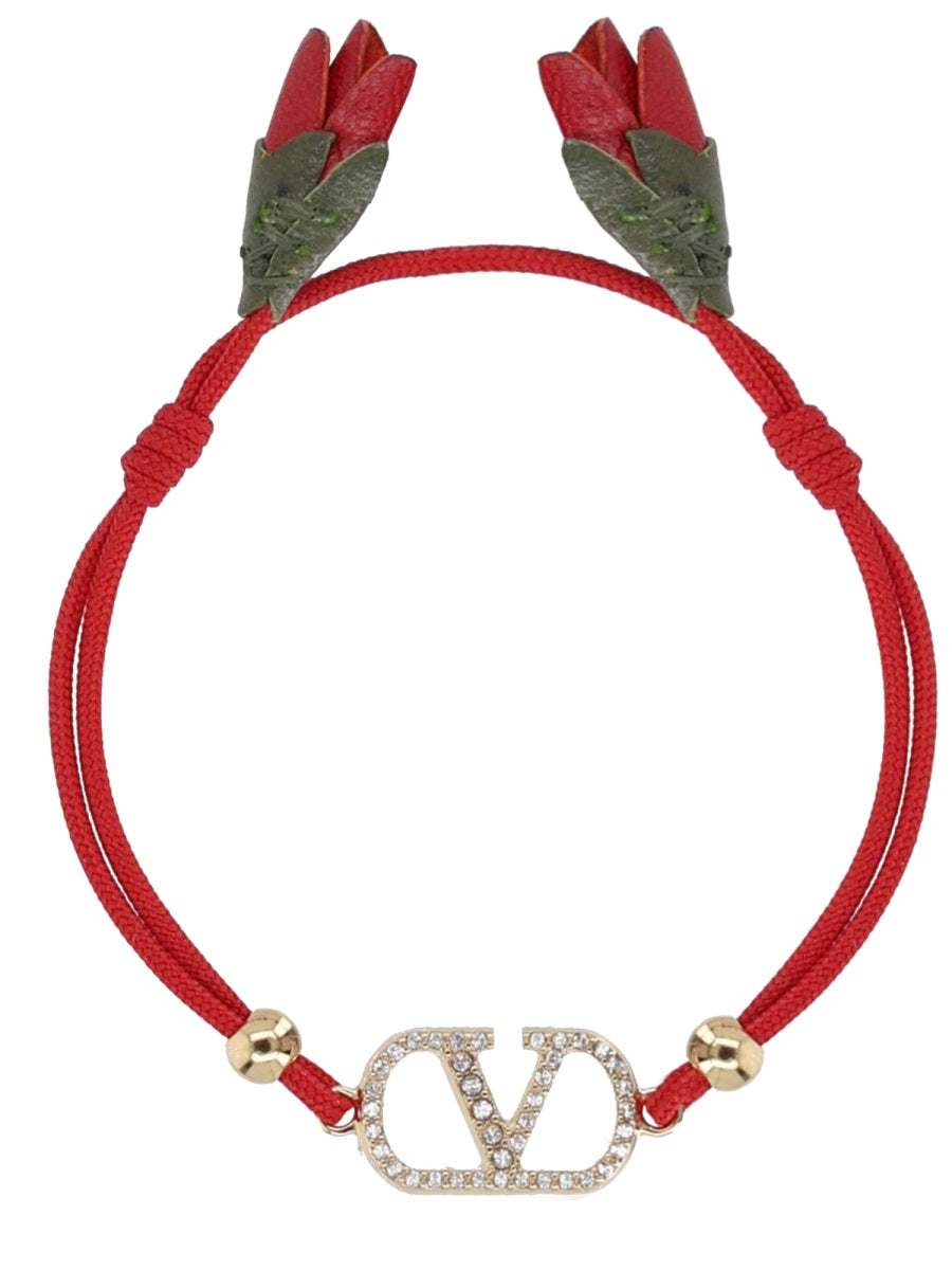 Bracelet Vlogo Signature Red Polyester Bracelets