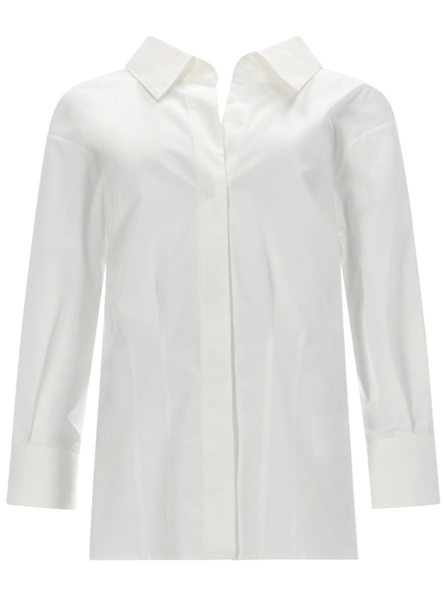 Shirt Cut-Out White Cotton
