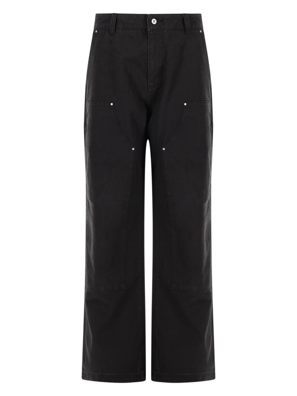 Trousers Carpenter Black Cotton