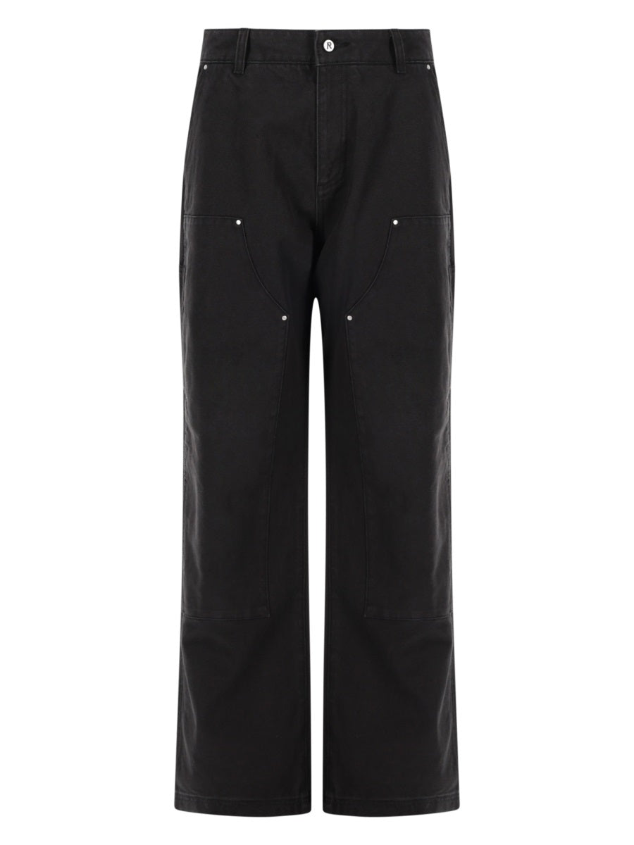 Trousers Carpenter Black Cotton