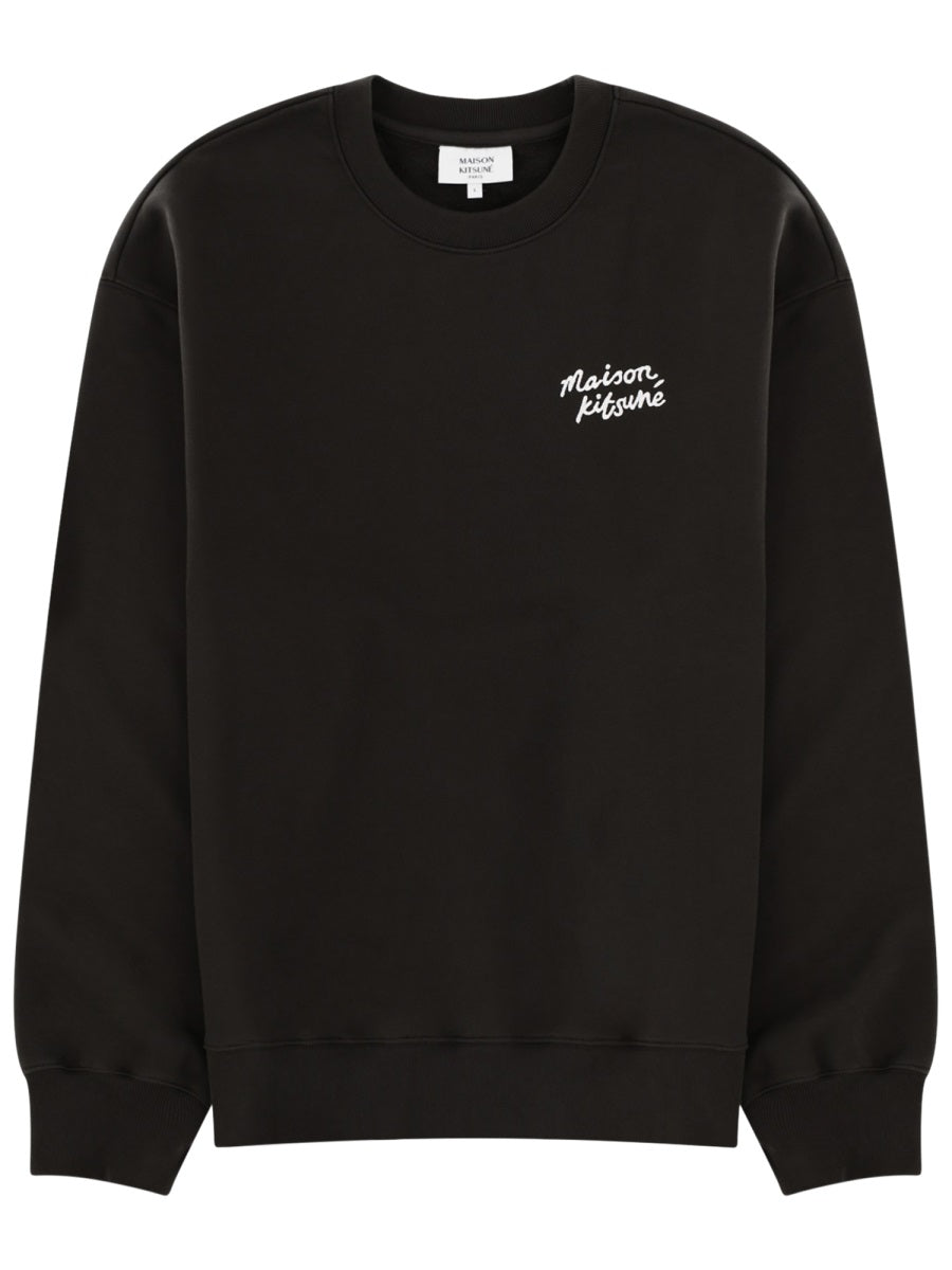 Logo Sweatshirt Charcoal Organic Cotton Sweatshirts