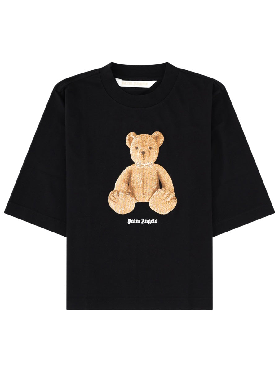 T-Shirt Bear Black Cotton T-shirts