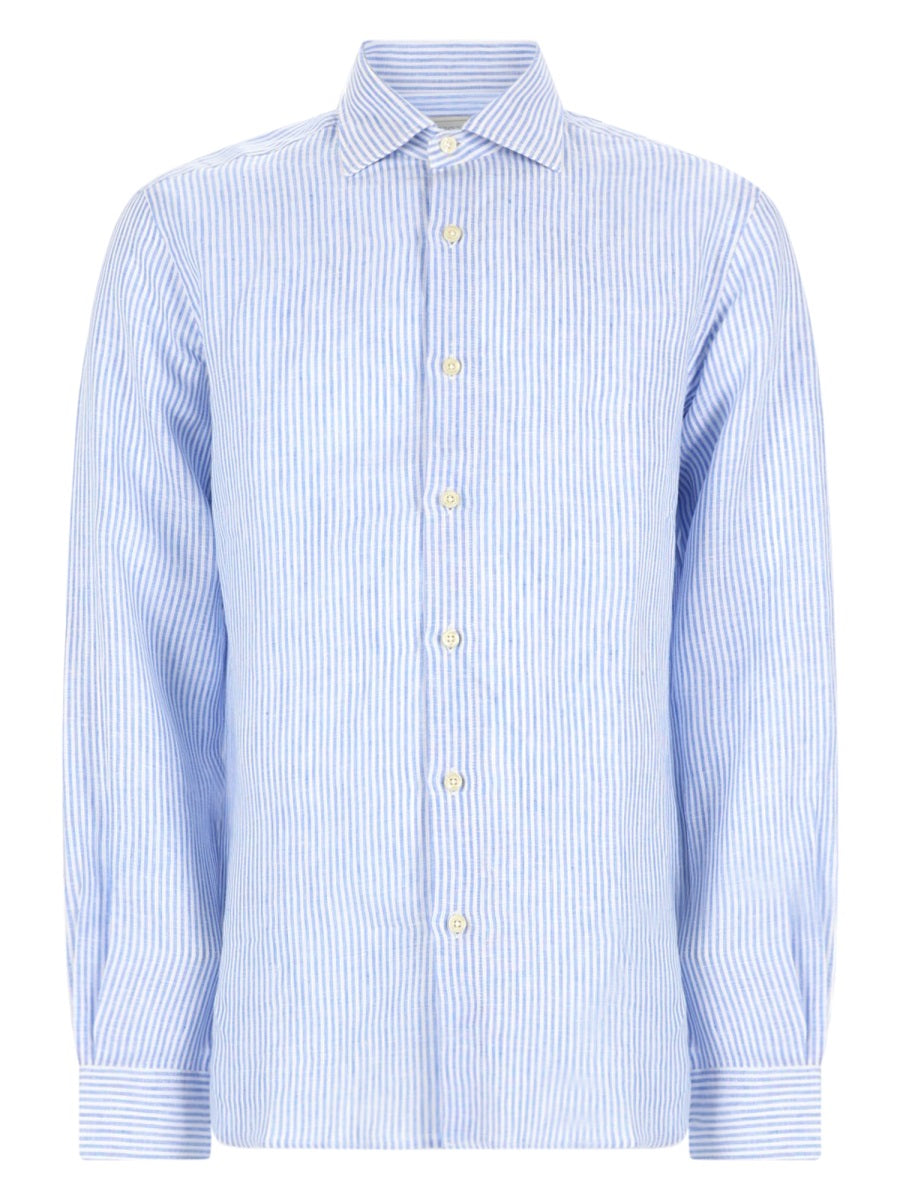 Linen Shirt Azure