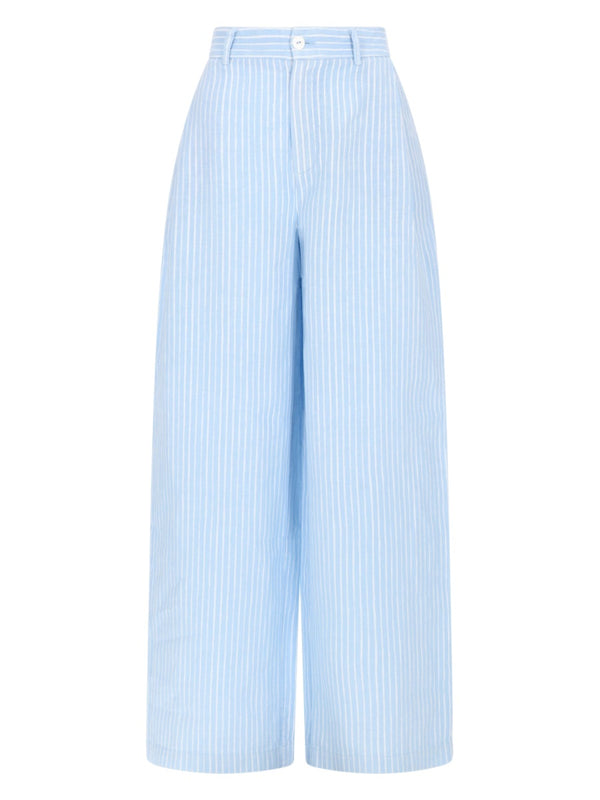 Trousers Linen — Azure
