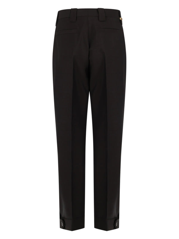 Trousers Wool And Mohair Brown
