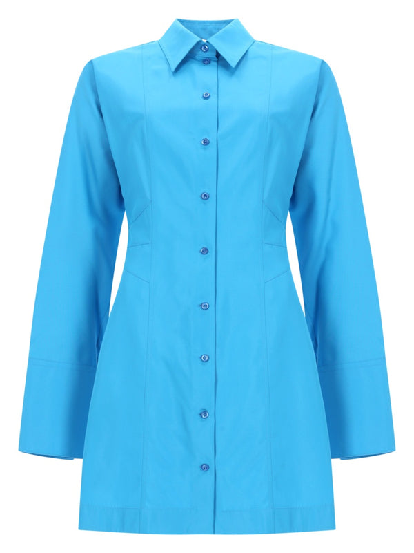 Mini Dress Viscose Baby Blue
