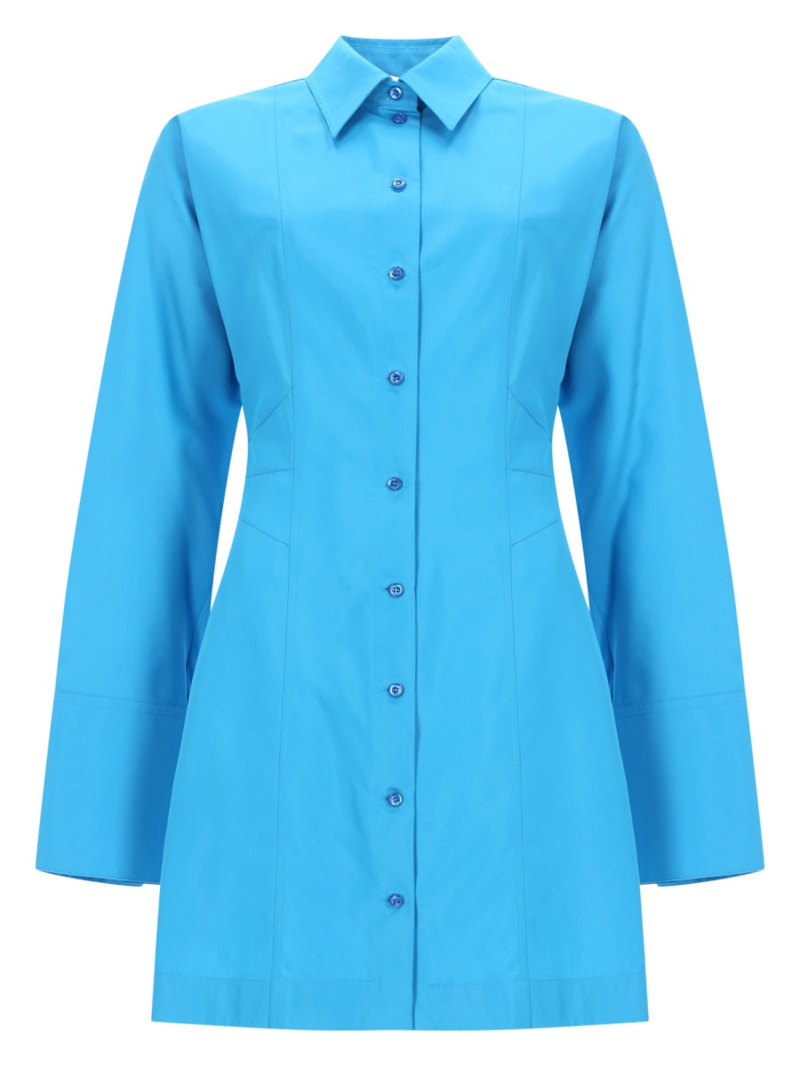 Mini Dress Viscose Baby Blue