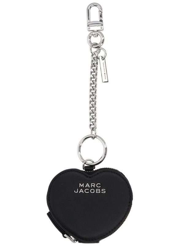 Bag Charm The Cookie Pouch Black Leather Split Cow Accessories