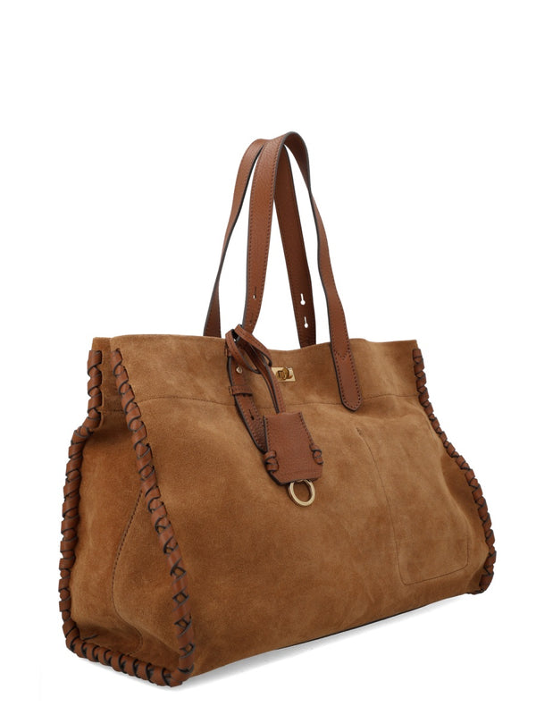 Tote Bag Mortimer Brown Leather Shoulder