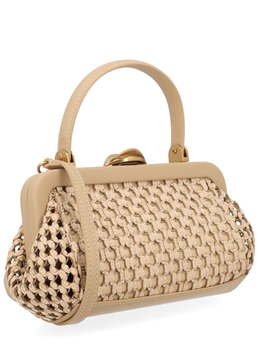 Mini Bag Zuma Beige Cotton Rayon Clutch