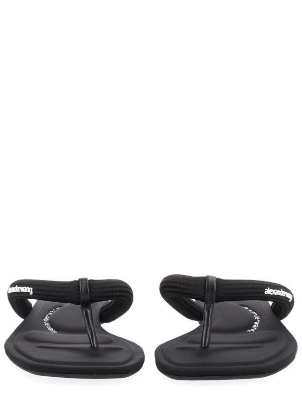 Thong Sandals Jenna Black Polyester