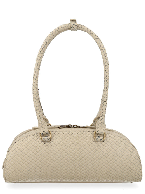 Shoulder Bag 1dr Dome Beige Pmu