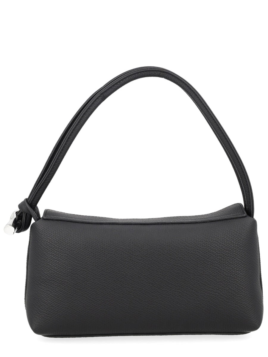 Shoulder Bag Roseau Black Leather Handbags