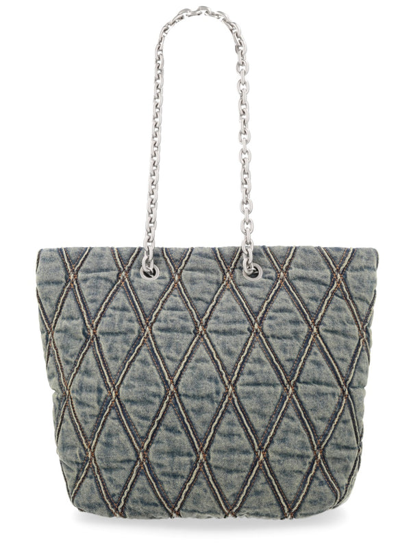 Shopper Bag Charm-D Denim Cotton Handbags