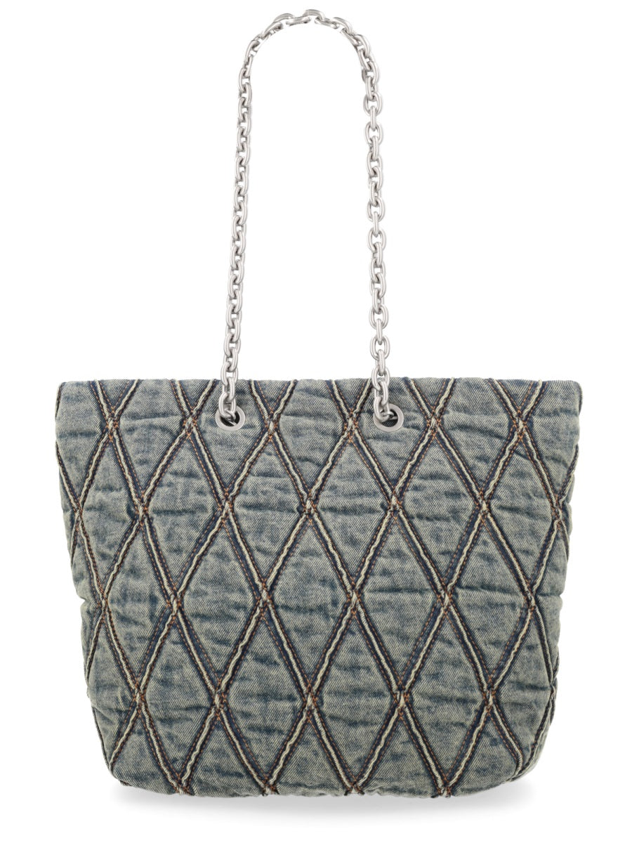 Shopper Bag Charm-D Denim Cotton Handbags