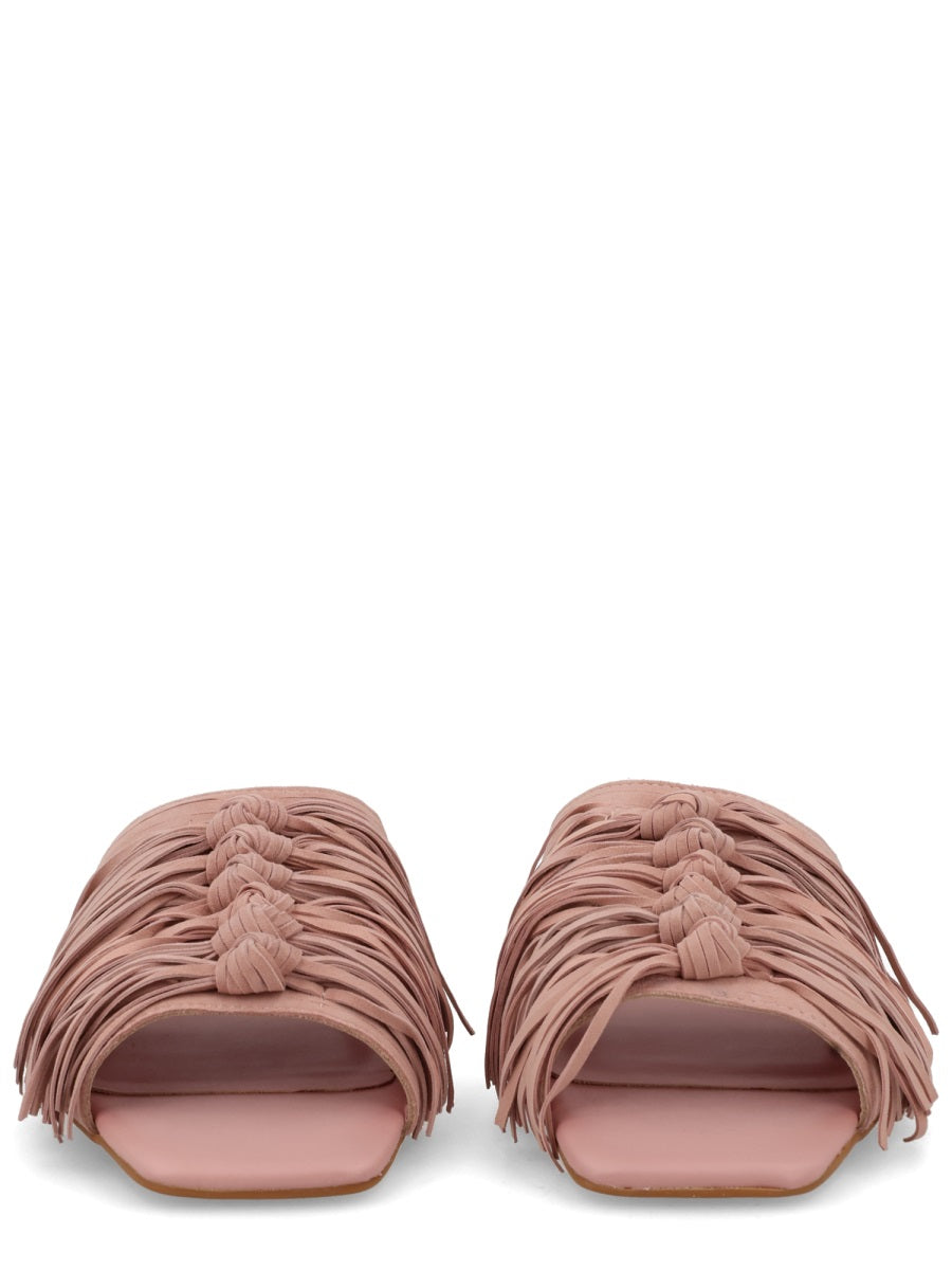 Mule Brigitte Pink Leather